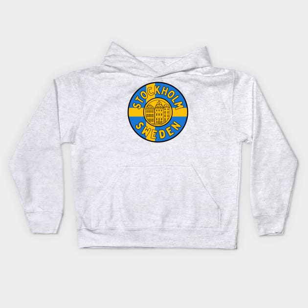 Stockholm Kids Hoodie by footballomatic